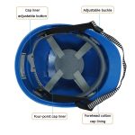 Safety Helmet With Ventilation Holes - Blue - Image 3