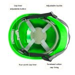Safety Helmet With Ventilation Holes - Green - Image 3