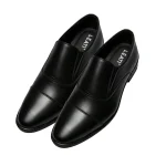 Men's Leather Formal Shoes - Black - Image 2