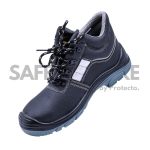 SafetySure CE Certified Leather High Ankle S3 Grade Luminous Safety Shoe
