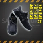 SafetySure CE Certified Leather Low Ankle S3 Grade Luminous Safety Shoe - Image 3