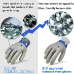 Stainless Steel Cut Resistant Gloves - 1Pcs - Image 3