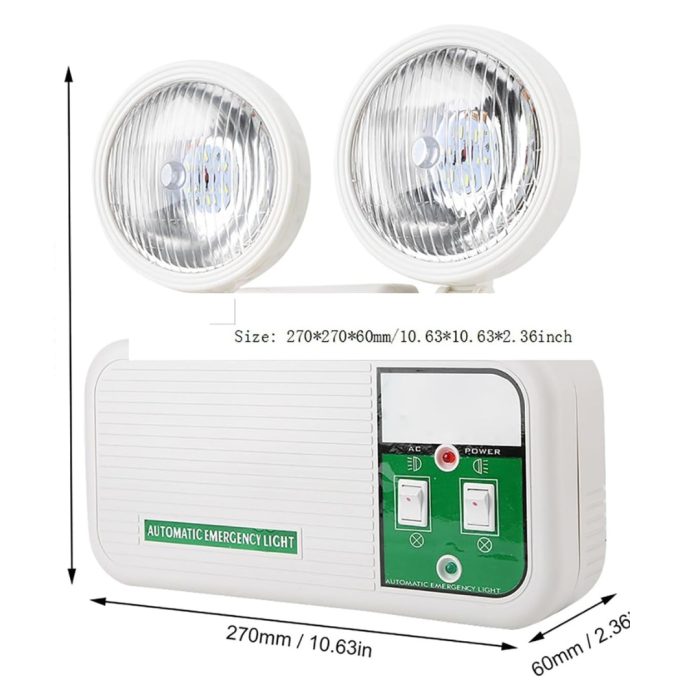 6W Rechargeable LED Emergency Light - Stand Type - Image 3