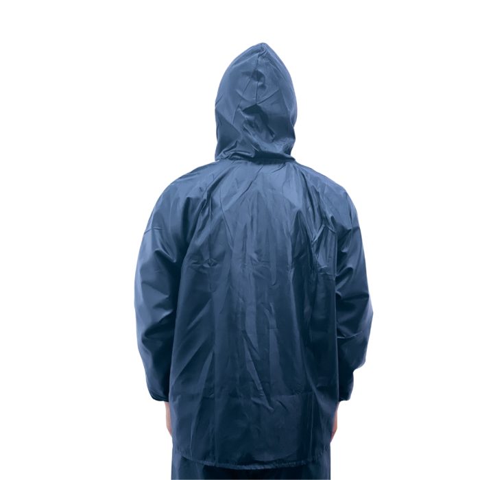 Imported Omega High quality Raincoat with Trouser Blue - Image 4