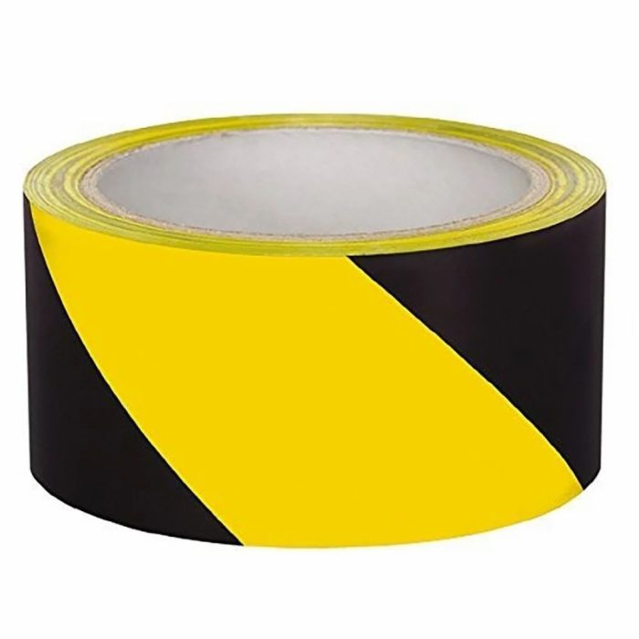 High Power Floor Marking Tape - Black and Yellow - 48mm X 33M - HP0312 - Image 2