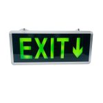 Emergency Exit Board With Rechargeable LED Light - Arrow Down