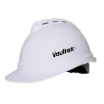 Vaultex Safety Helmet with Ventilation Holes - White