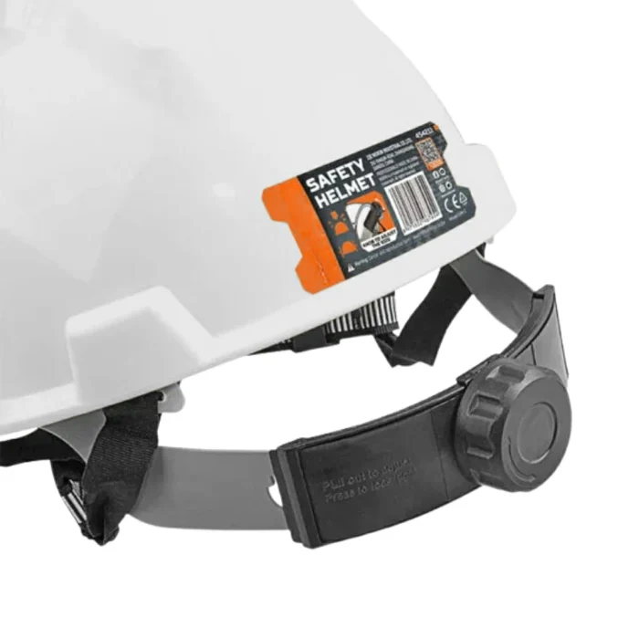 Vaultex Safety Helmet with Ventilation Holes - White - Image 3