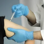 Touch Disposable Gloves - Blue - Nitrile -100 Pcs - Image 4