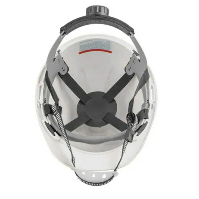 Vaultex Safety Helmet with Ventilation Holes - White - Image 2