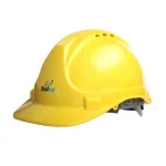 Vaultex Safety Helmet with Ventilation Holes - Yellow