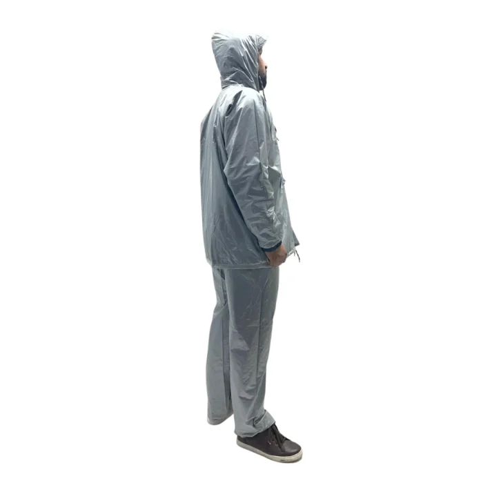 Ganga High Quality Raincoat with Trouser - Dark Green - Image 4