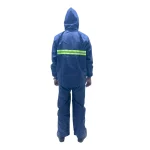 Rosendel High Quality Raincoat Kit With Luminous Green Line - Light Blue - Image 3