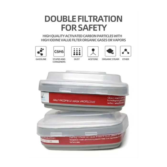 Vaultex Respirator Mask Full Set - VT 6200 - Image 5