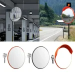80Cm Blind Spot Convex Mirror Wide Angle Security Road Mirror - Image 4