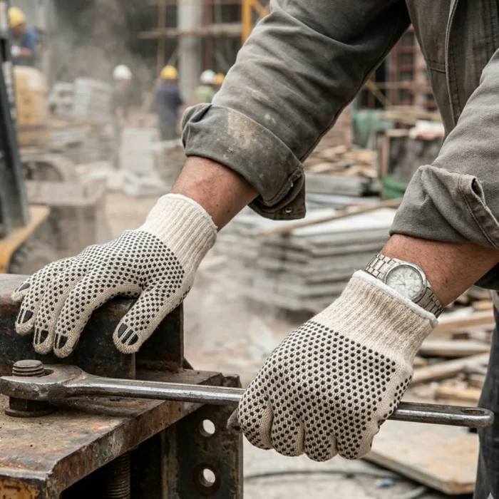 Safety Dot Grip Gloves - Double Side - Image 2