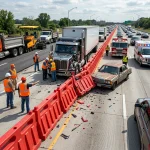 Traffic Separators - Red  - Large - Image 3