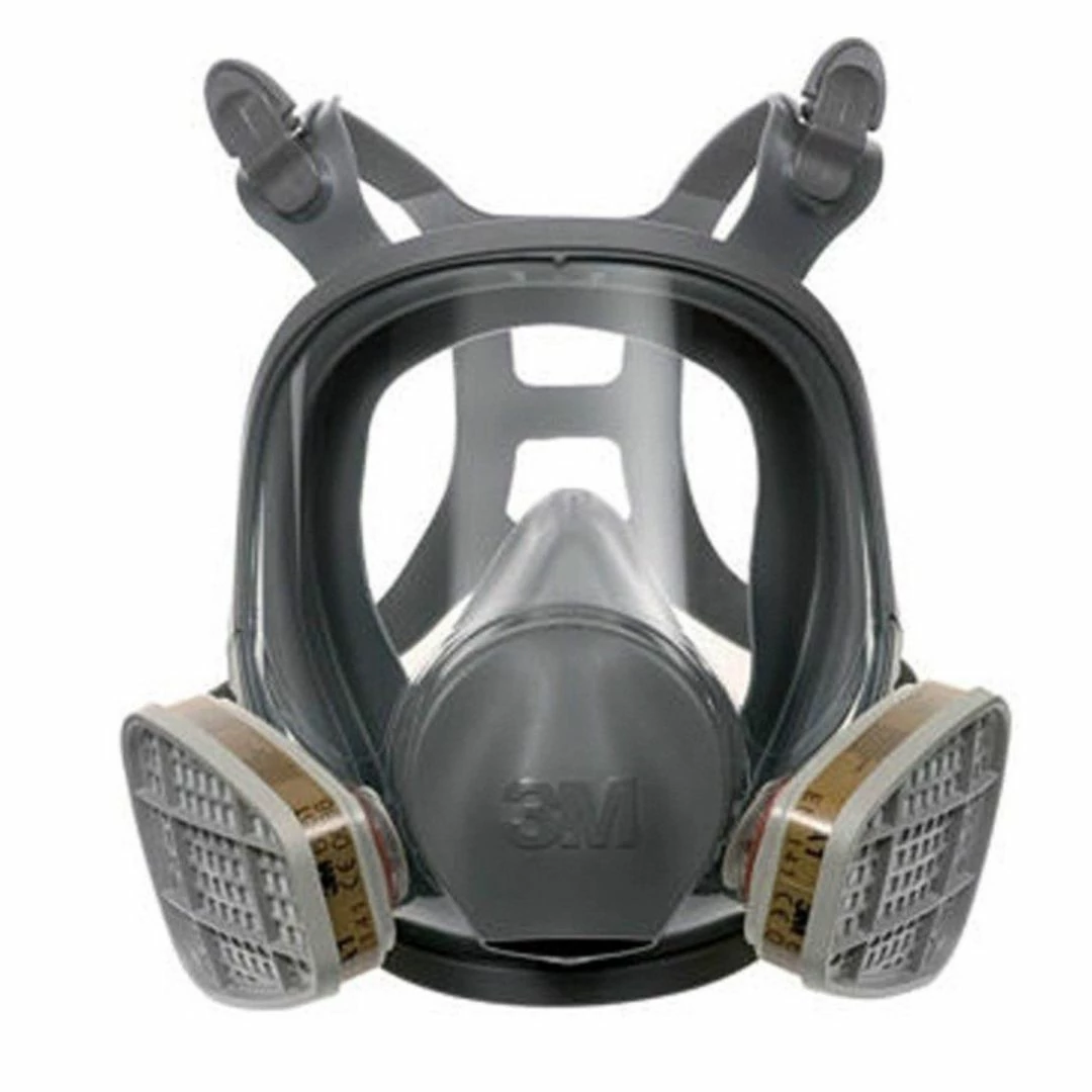 185 3M - 6800 Full Face Double Respirator Mask - Image 1