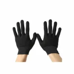 Safety Nylon Gloves Pair - Black