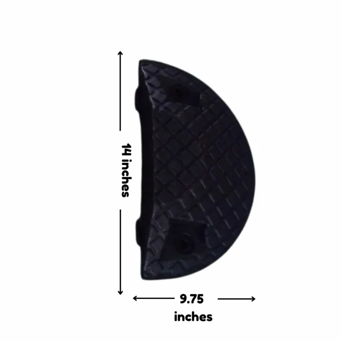 Road Humps - Plastic - Black - Rounderd Edged - Image 2