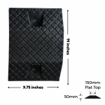 Road Humps - Plastic - Black - 14 Inches X 9.75 Inches - Image 2