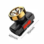 USB Rechargeable LED Head Lamp YL-669 – High Brightness Hands-Free Torch Light for Camping, Hiking & Emergency Use - Image 2
