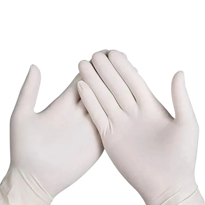 Vinyl Powder Free Glove - White - 100pcs - Image 2