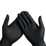 Vinyl Powder Free Glove - Black - 100pcs - Image 2