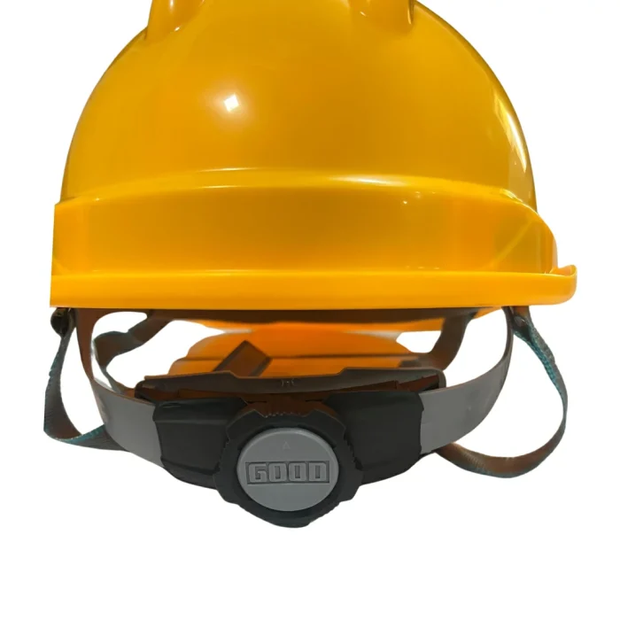 Safety Sure CE Certified Safety Helmet with Ratchet - Yellow - Image 3