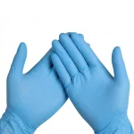 Vinyl Powder Free Glove - Blue - 100pcs - Image 2