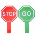 Plastic Go And Stop Traffic Sign
