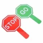 Plastic Go And Stop Traffic Sign