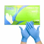 Touch Disposable Powder Free Polymer Gloves Blue