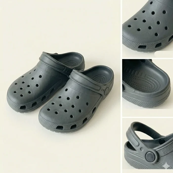 Gray Theater Shoe with Buckle