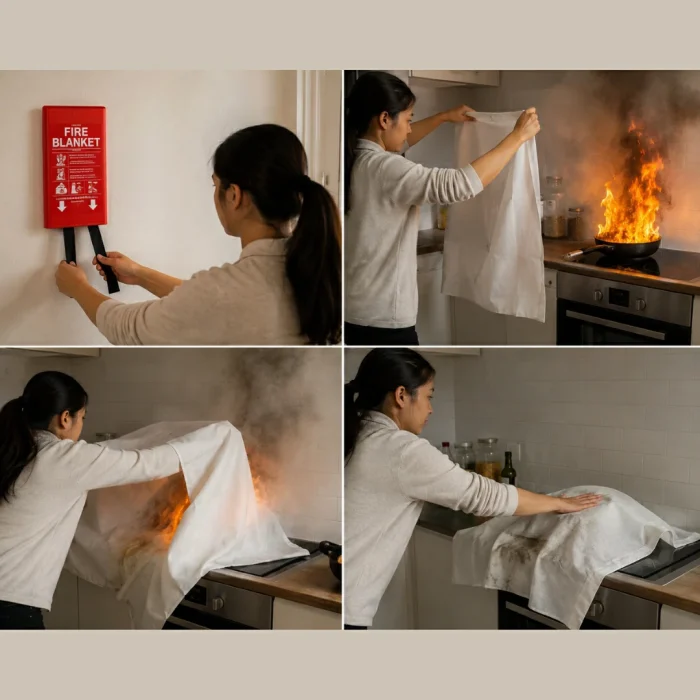 Fire Blanket - White