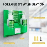 Emergency  Two Eye Wash Flush Bottles With Holder - Image 2