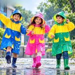 Kids Multicolor Rain Coat - Free Size - Image 3