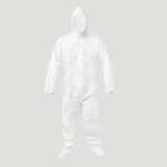 PPE Coverall Suit – White, Free Size