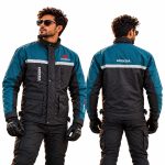 Honda Unisex Bike Riding Jacket - Green and Black - Image 4